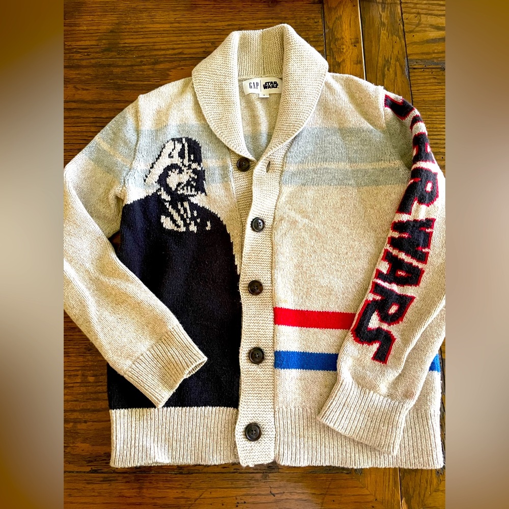 STAR WARS Shawl Collar Boy’s Sweater